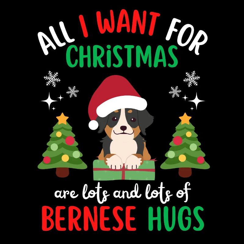 Noël Doux Bouvier Bernois Kawaii