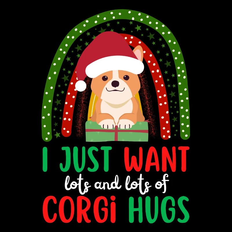 Christmas Cute Welsh Corgi Kawaii
