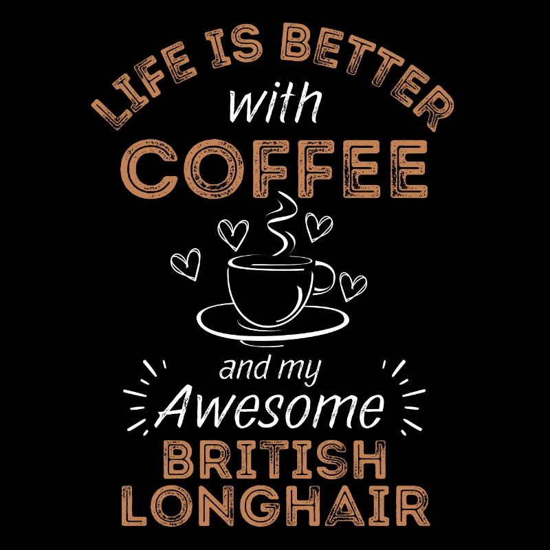 Café british Longhair Cat