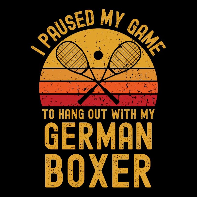 Squash und Deutscher Boxer