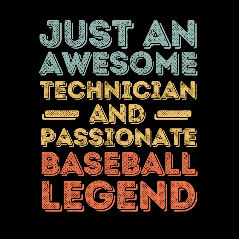 Techniker Baseball retro