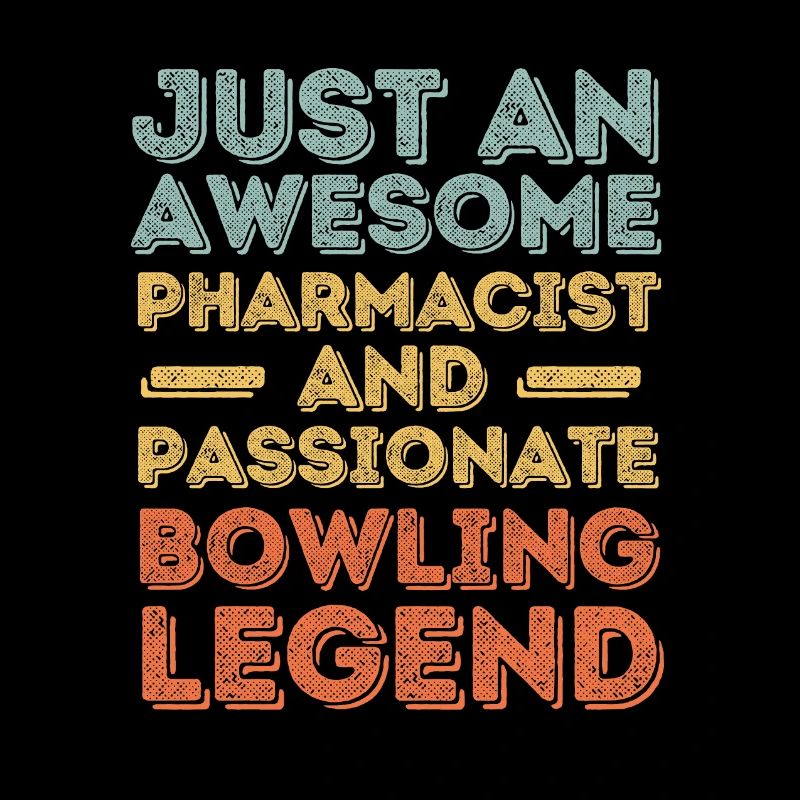 Apotheker Bowling-Legende retro