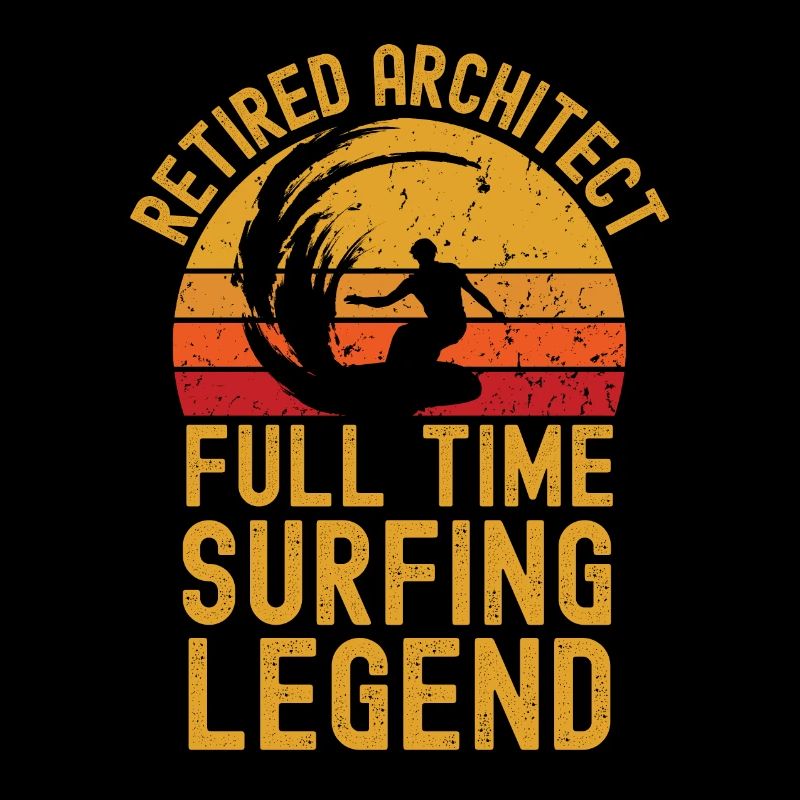 Légende du surf architecte à la retraite