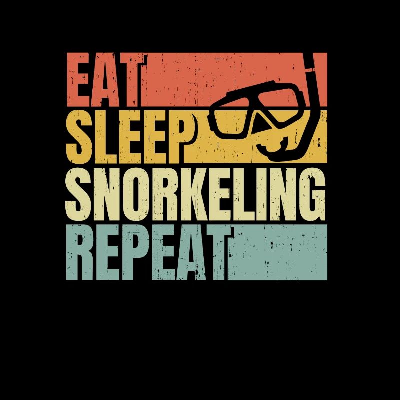Manger dormir Snorkeling répéter