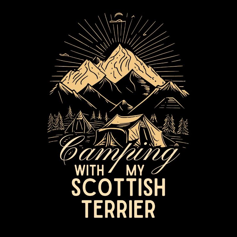 Camping de terrier écossais