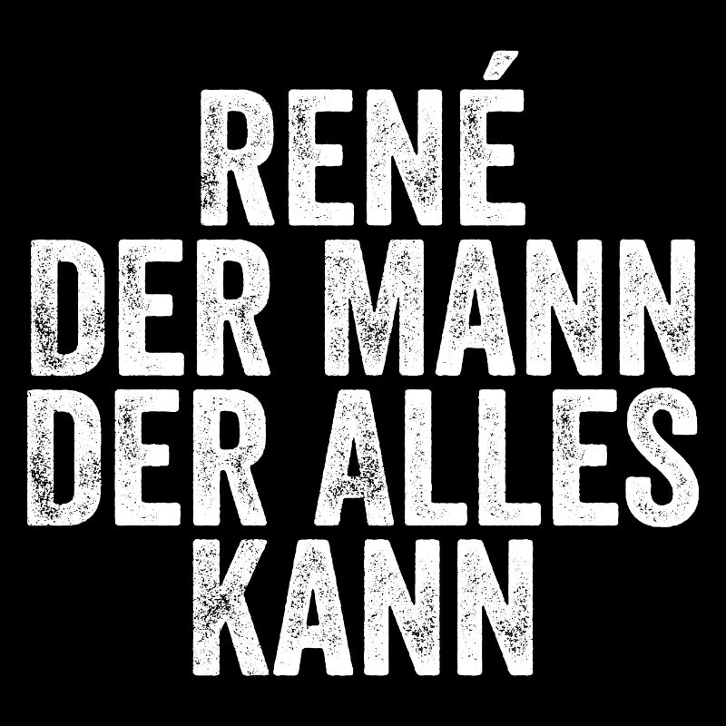 Rene The man who can do everything First name René