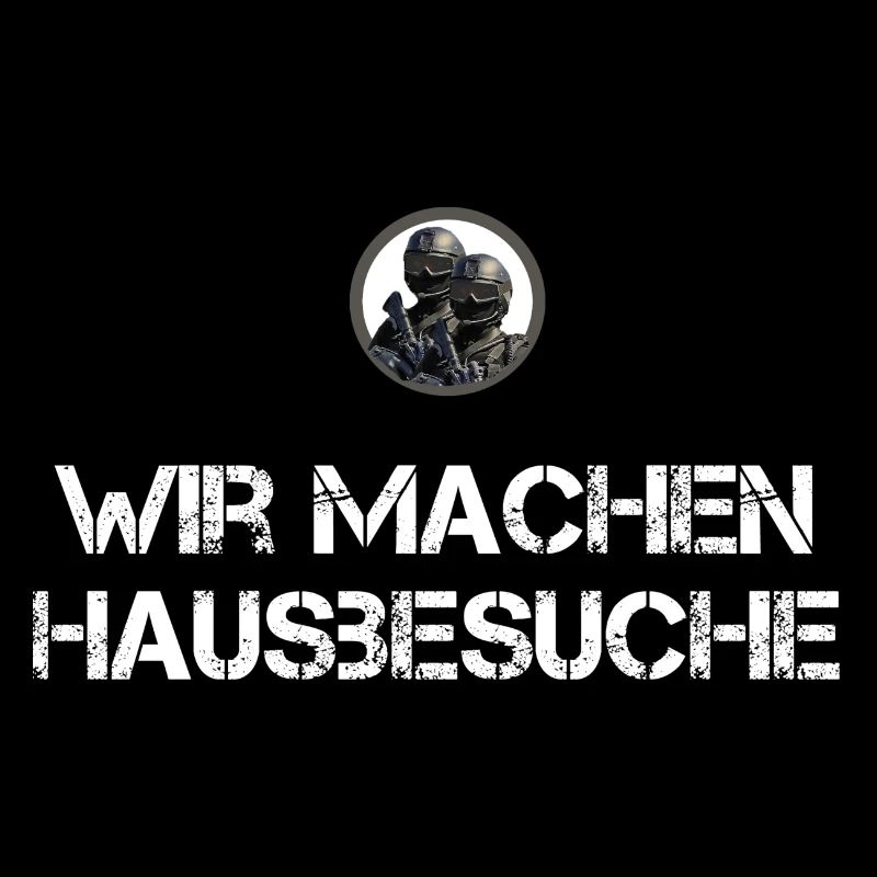 Wir machen Hausbesuche Geschenkidee Geburtstag