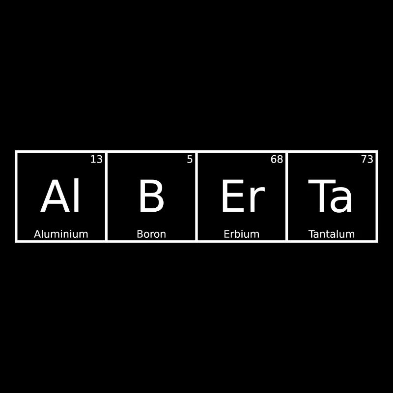Alberta Nom Prénom Chimie Élément du tableau périodique