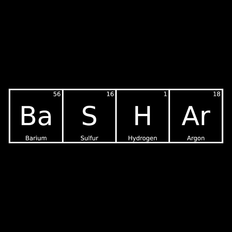 Bashar Name Vorname Chemie Periodensystem Elemente