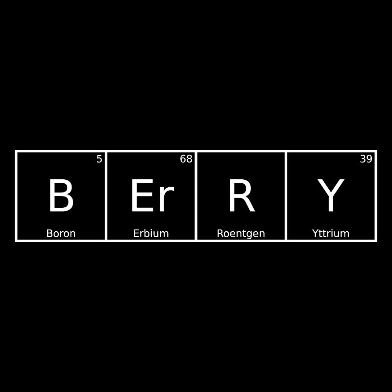 Berry Nom Prénom Chimie Éléments du tableau périodique
