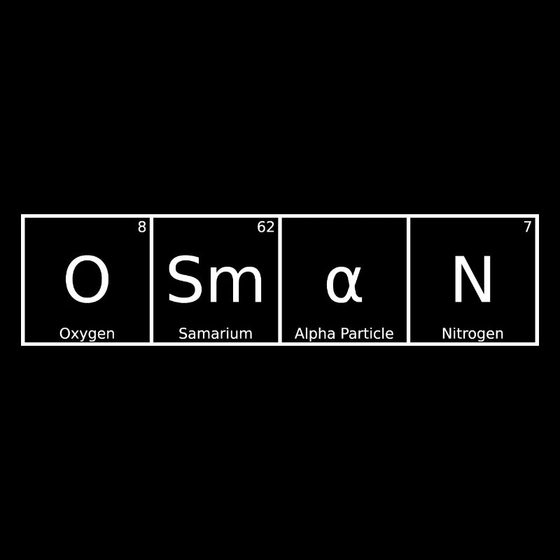 Osman Name First Name Chemistry Periodic Table Elements