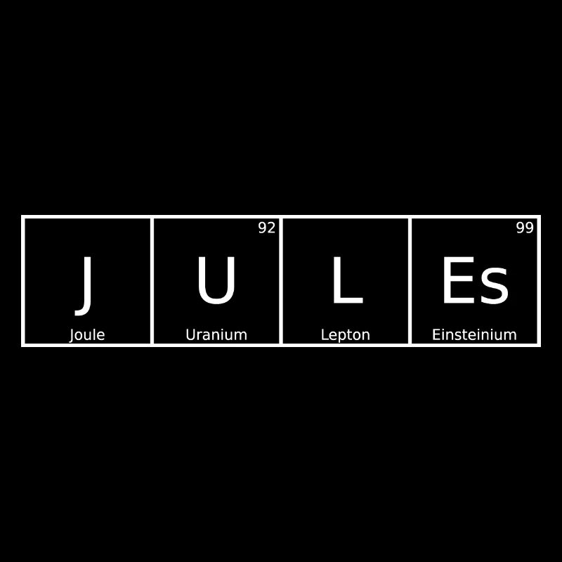 Jules Nom Prénom Chimie Tableau périodique Éléments