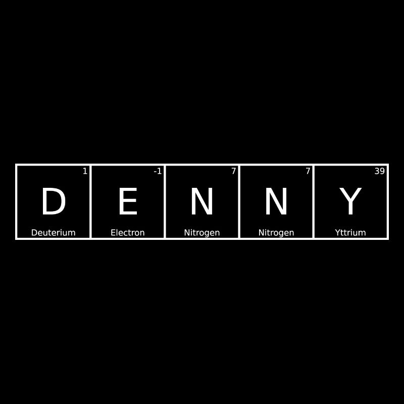 Denny Nom Prénom Chimie Tableau périodique Éléments