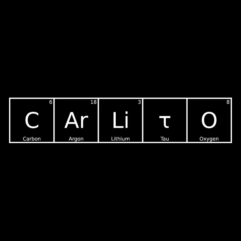 Carlito Name First Name Chemistry Periodic Table Element