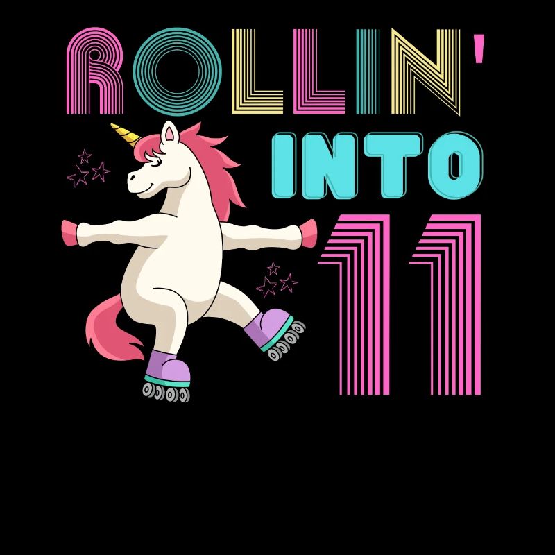 Rollen in 11 - Roller Scate Einhorn