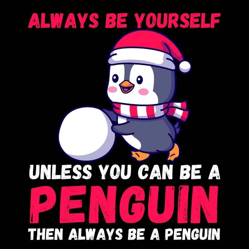 Sei immer du selbst, es sei denn, du kannst ein Pinguin sein