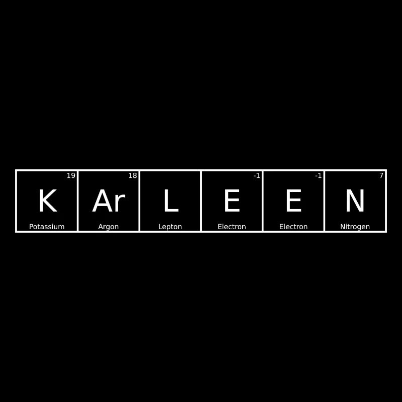 Karleen Nom Prénom Chimie Élément du tableau périodique