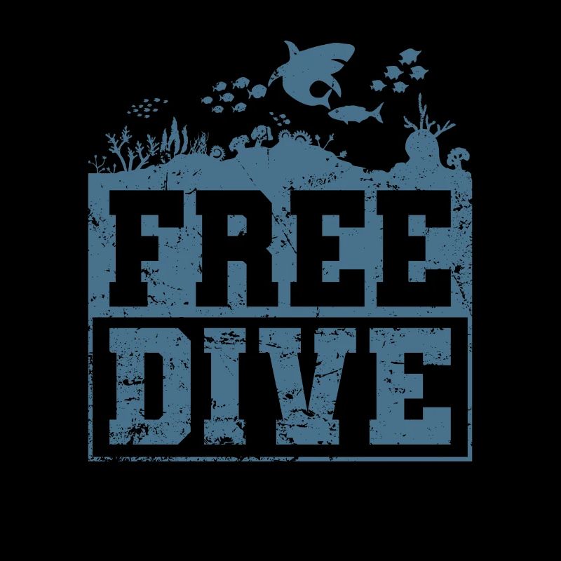 Apnea Diving in the Ocean Free Dive