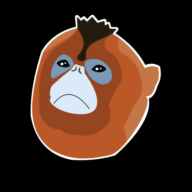 Espèce de singe singe à nez de souche