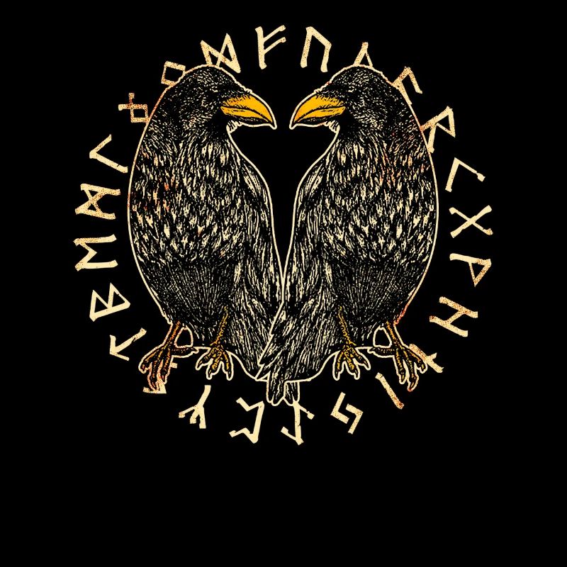 Hugin and Munin - Odin's Ravens