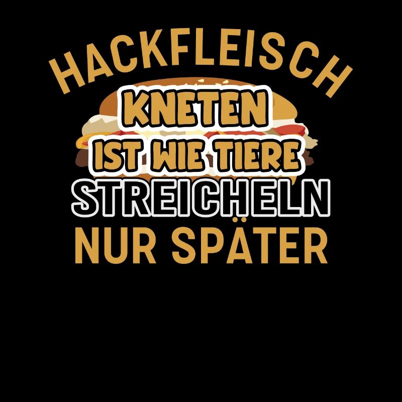 Hackfleisch kneten Tiere streicheln Metzger
