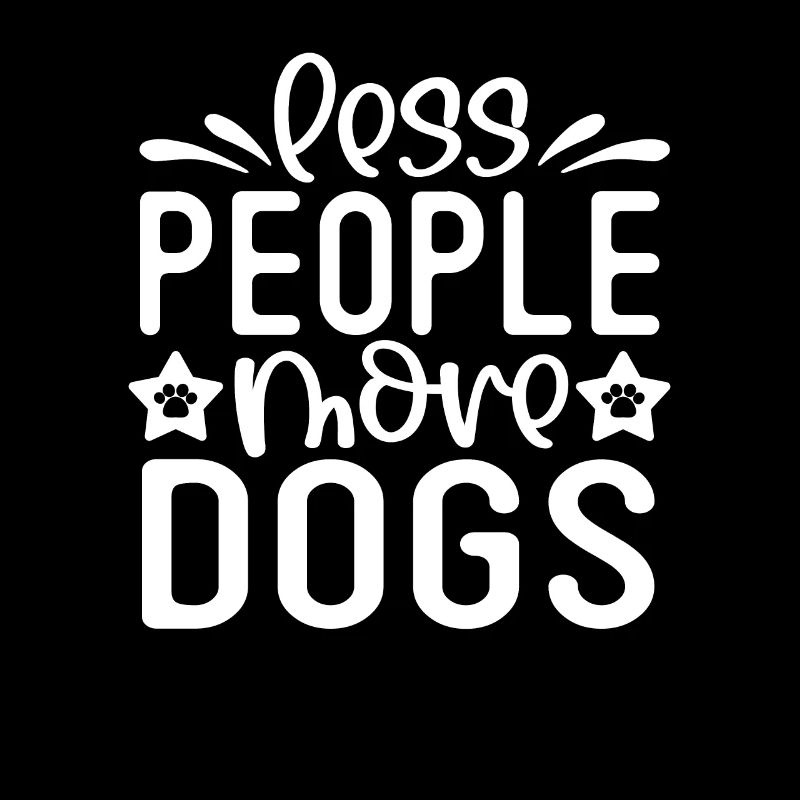 Moins de gens plus de chiens