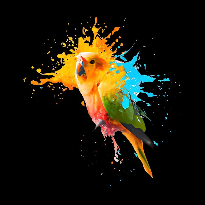 Perroquet - Explosion de couleur