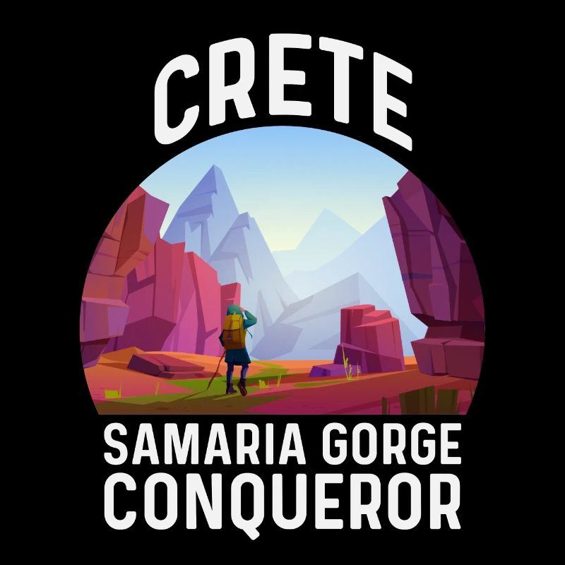 Conquérant des gorges de Crète Samaria