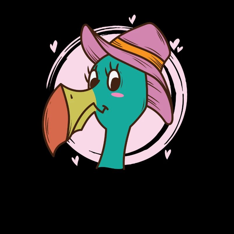 hübscher Dodo Vogel Dame Vogel aus Mauritius