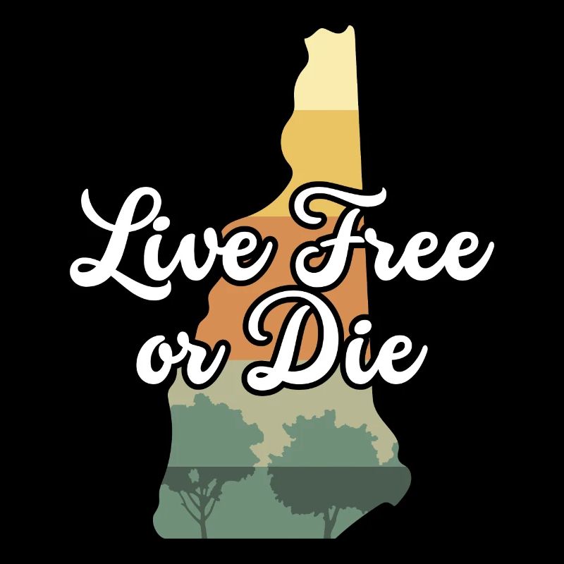 Leben Frei Oder Sterben Retro Nature Vintage Neu