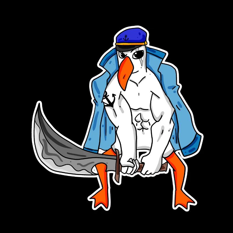 Möwe Muskeln