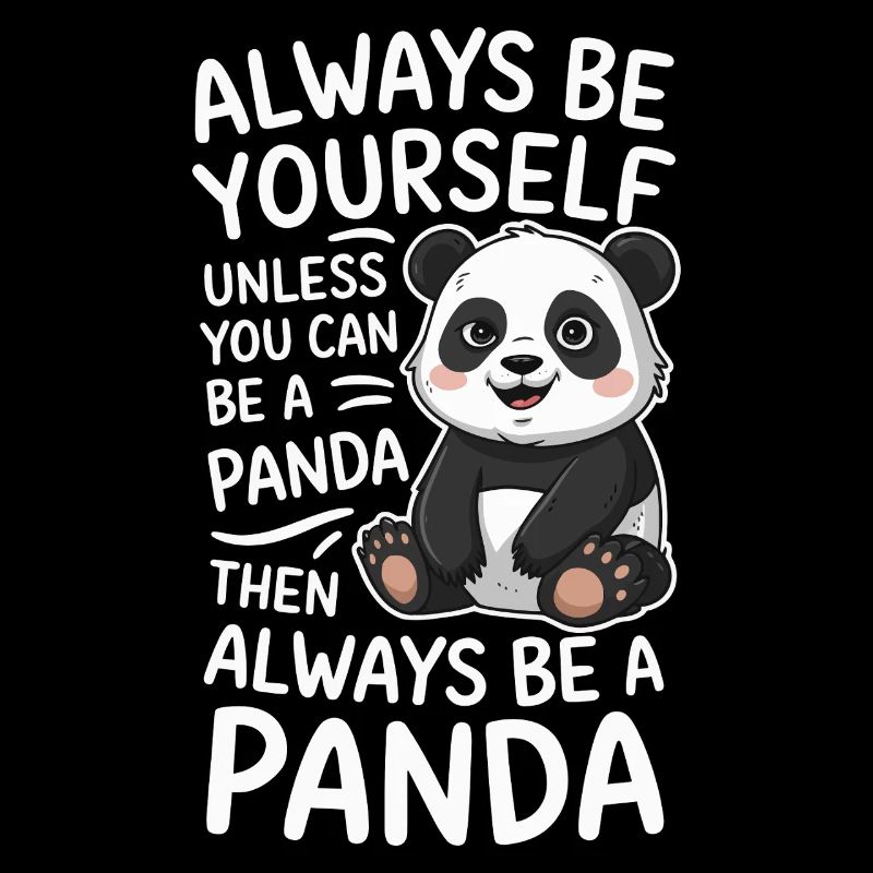 Soyez toujours vous-même, soyez un panda