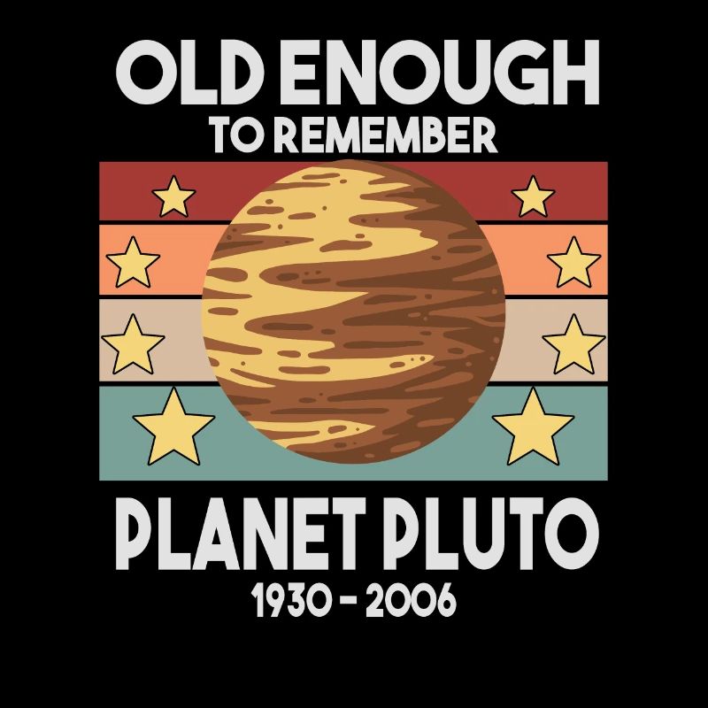 Pluto Vintage Planet Pluto Pluto Day Pluto-Tag