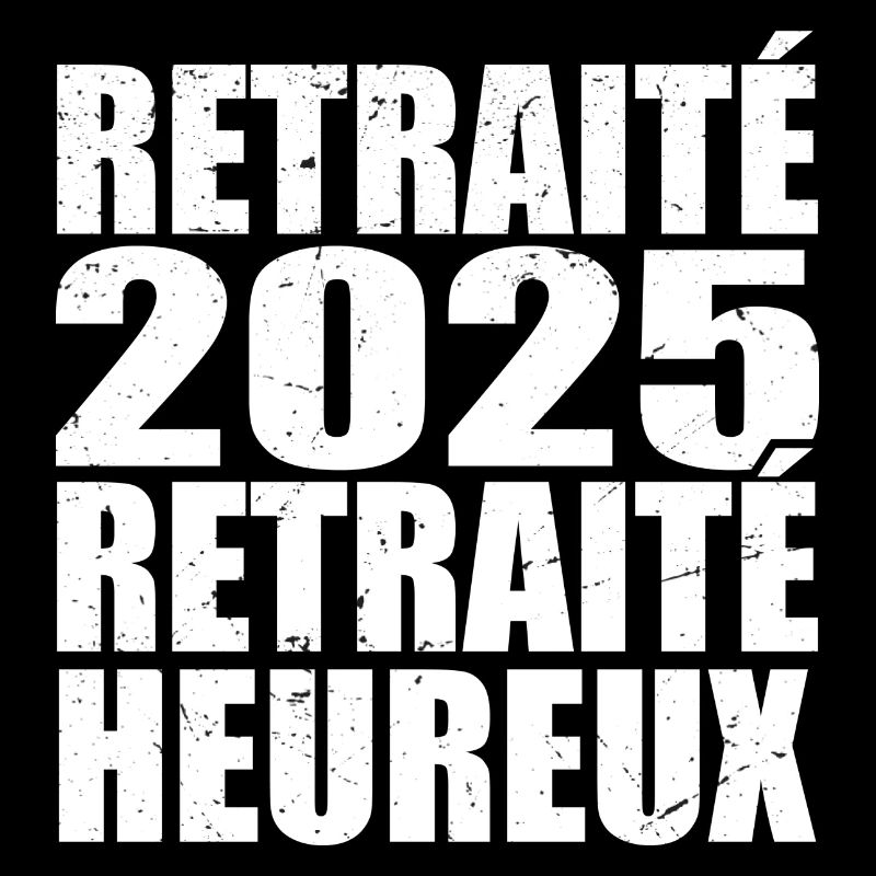 Glücklicher Rentner Ruhestandsgeschenk 2025