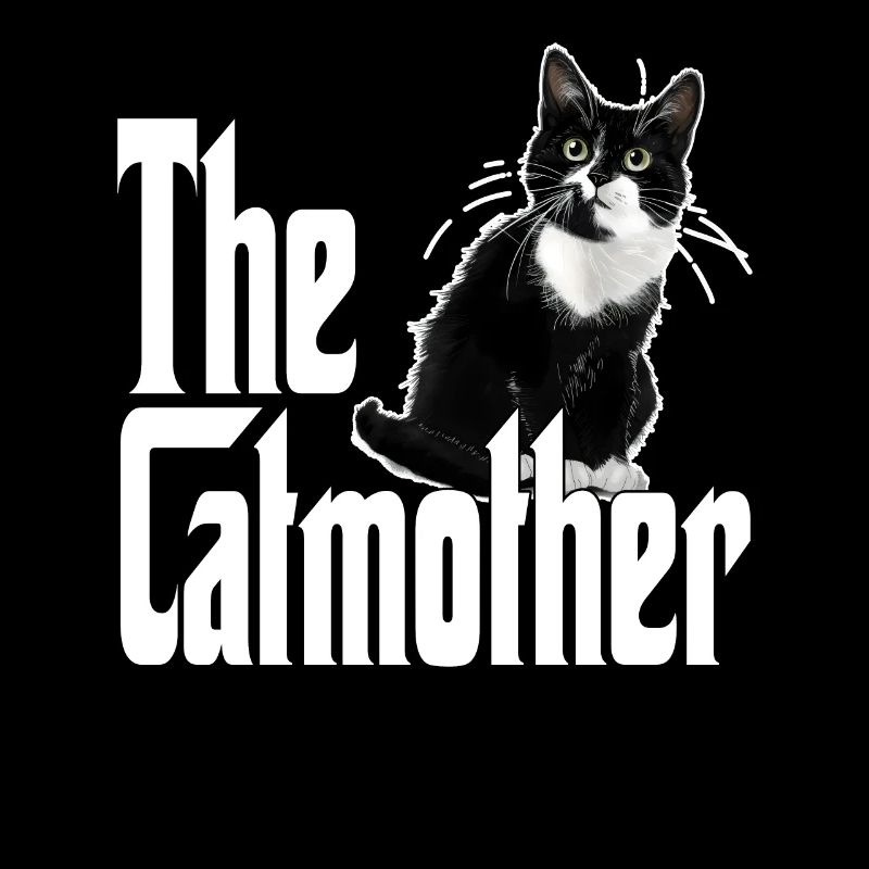 Katze Mutter La Catmother Chat Crazy Maman Maman