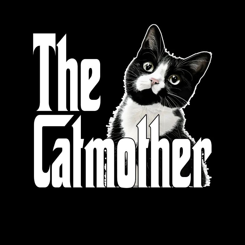 Katze Mutter La Catmother Chat Crazy Maman Maman