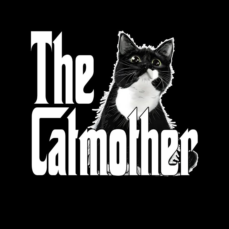 Katze Mutter La Catmother Chat Crazy Maman Maman