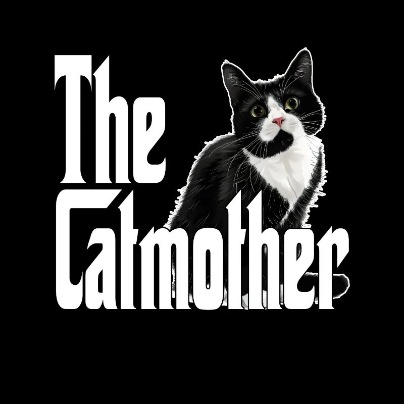 Katze Mutter La Catmother Chat Crazy Maman Maman