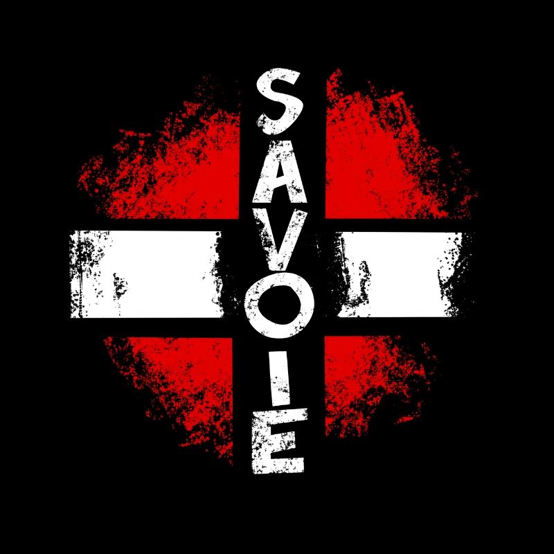 Drapeau Savoyard style usé