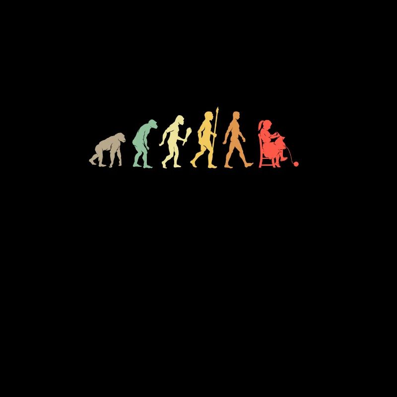 Vintage Stricken Evolution Häkeln Geschenkidee