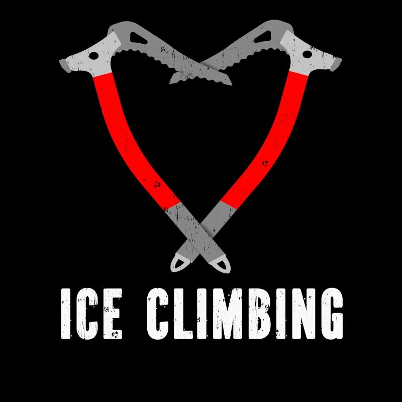 Ich Liebe Eisklettern Eiskletterer Eispickel