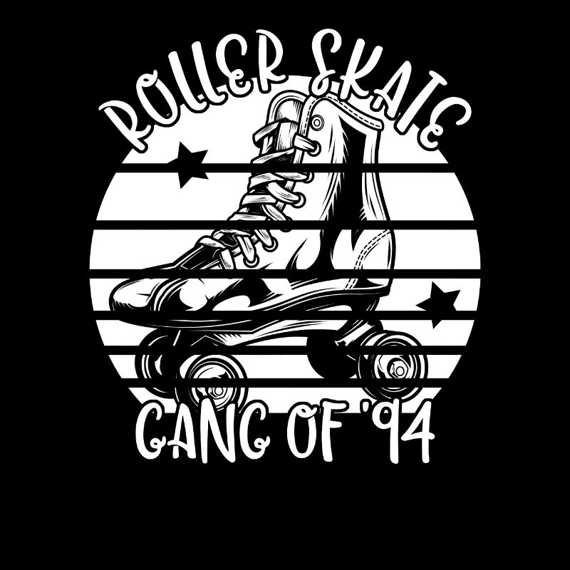 Rollschuhfahrer Rollerskates Rollschuh Gang 1994