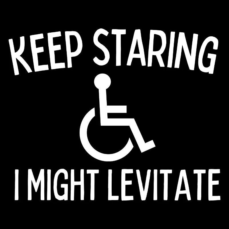 Continuez à regarder, je pourrais commencer à faire léviter le handicap