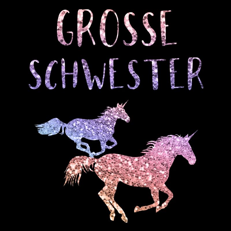 Große Schwester Geschenk Kinder Mädchen Einhorn