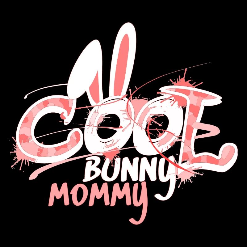 frais de lapin maman - motif Graffiti pour Hasenmama de