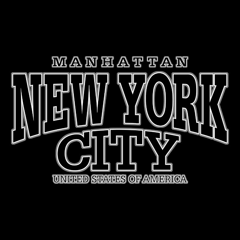 Ciudad de Nueva York Manhattan negro