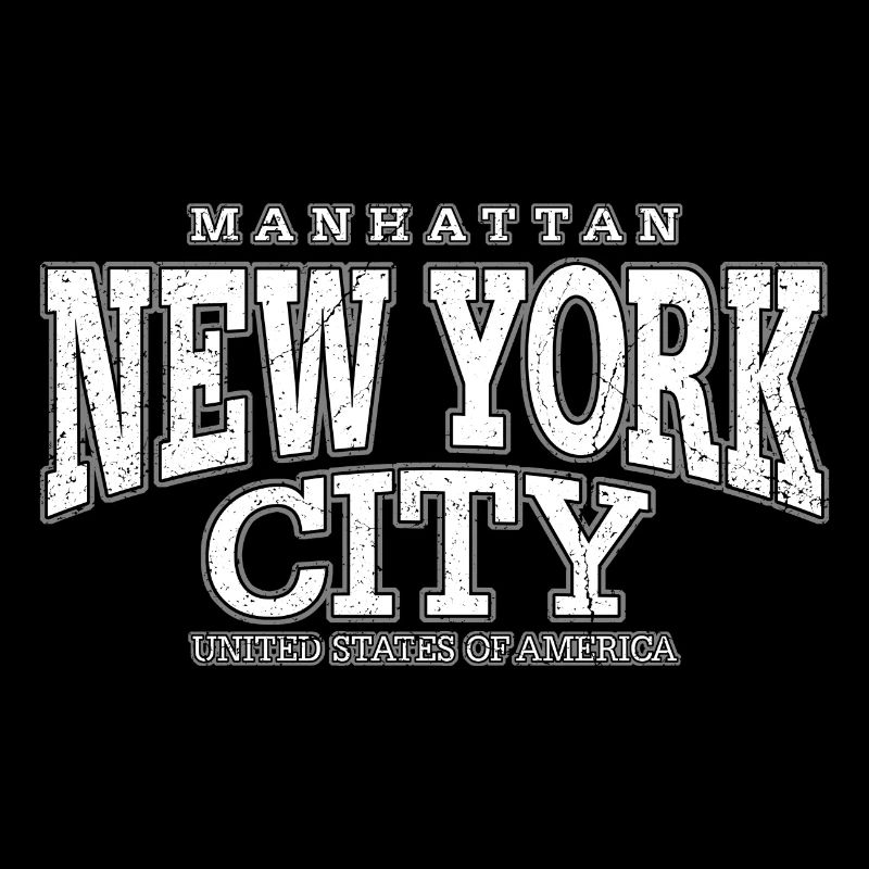 Blanco Manhattan de Nueva York (estilo antiguo)