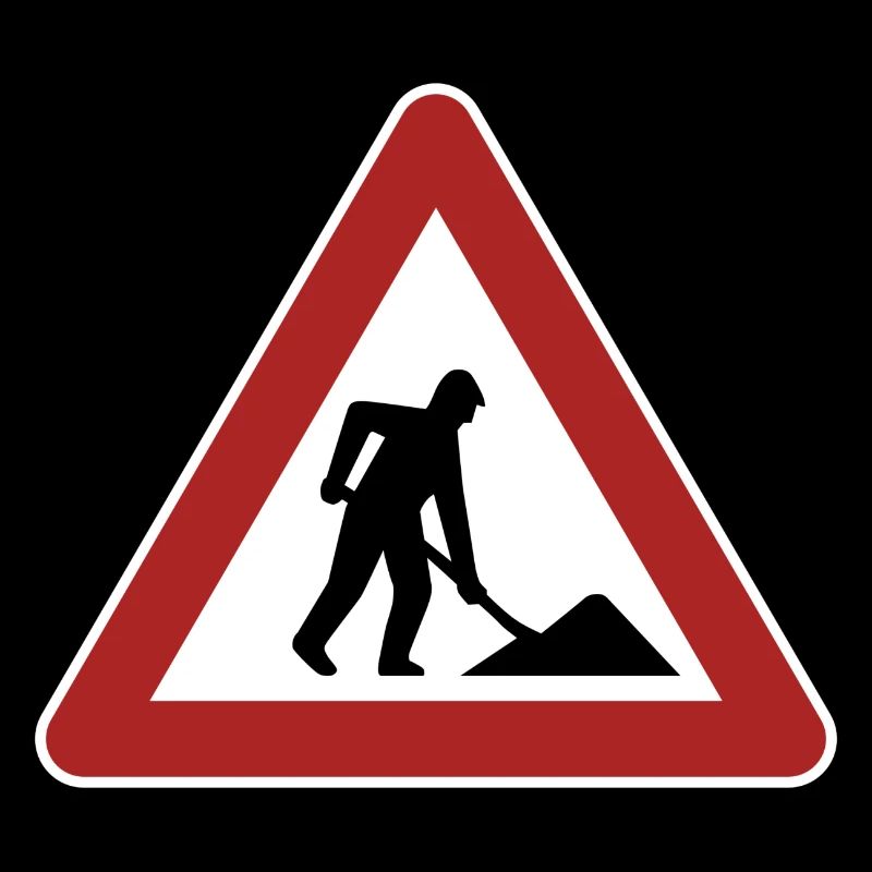 Cadeau de signe de chantier de construction