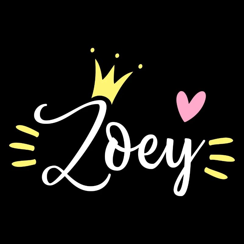Couronne de nom Zoey