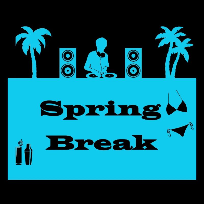 spring break bleu clair